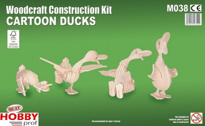 Cartoon Ducks Woodcraft Kit