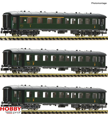 SNCF Passenger Coach Set (3pcs)