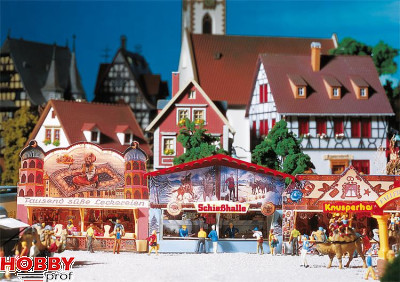 Midway Booths "Thousand Kinds of Sweets & Shooting gallery"