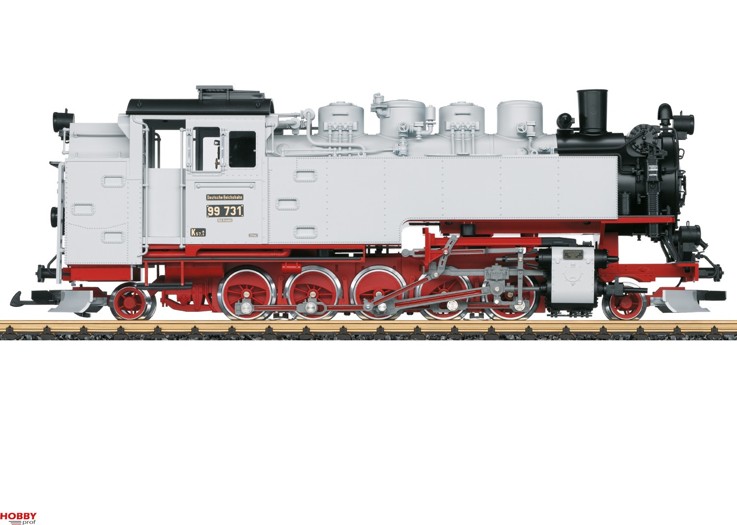 L.G.B. SOEG Br99 731 Stoomlocomotief (G+Sound) Schaal 1: 22,5 (LGB ...