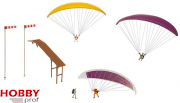 Paragliders and Take-Off Platform